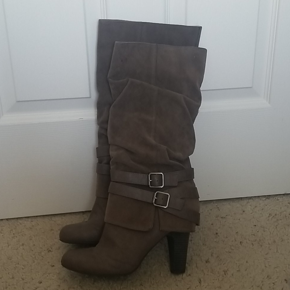 Fergalicious heeled boots